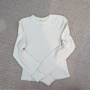 Skims waffle knit shirt